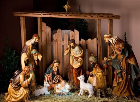 Nativity Backdrop Scene