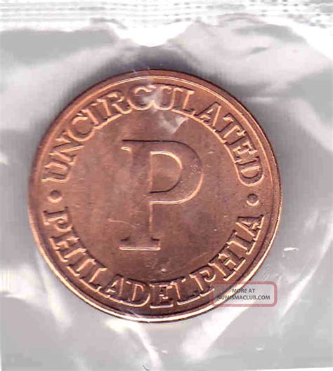 Treasury United States Philadephia Uncirculated Token 14