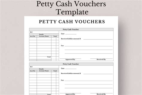 Printable Petty Cash Voucher Forms Petty Cash Voucher Form - Etsy Nederland