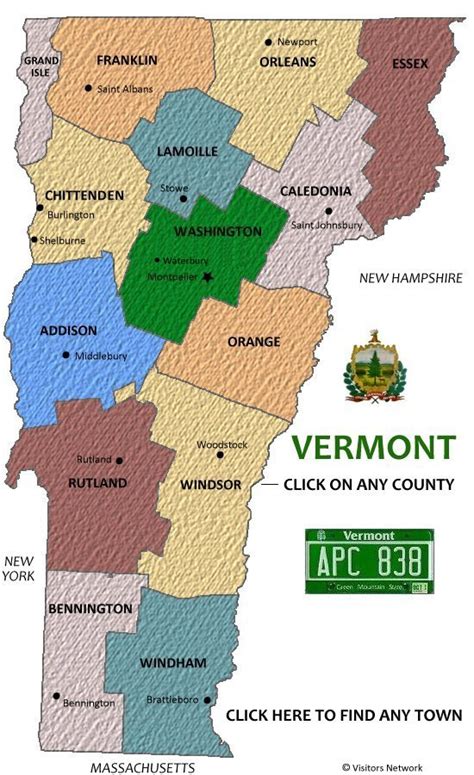 Visit Vermont Visitors guide for Vermont bed and breakfasts, campground ...