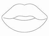Lips Coloring Pages Printable Kids Color Bright Colors Favorite Choose  sketch template