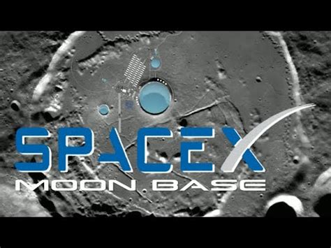 SpaceX Moon Base - YouTube