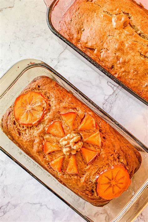 Moist, delicious, Hachiya Persimmon Bread with the wonderful flavors of ...