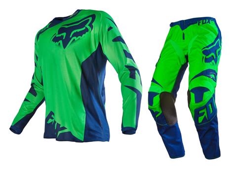 Fox NEW 2016 Youth Mx Race FLO Green Motocross Dirt Bike Kids Gear ...