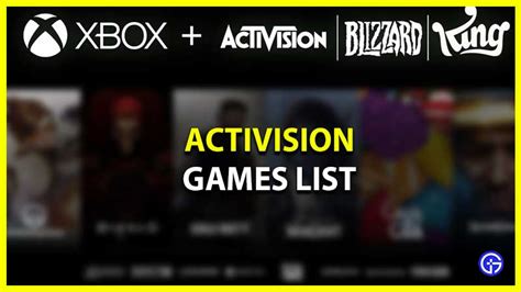 Activision Games List (2022) - Gamer Tweak