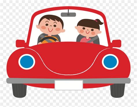 Boy Clipart Car 6 - Riding A Car Clipart - Png Download (#454051) - PinClipart