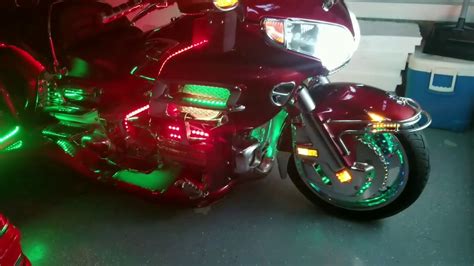 Customized Goldwing 1800 Trike Lights - YouTube