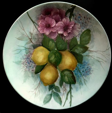 Porcelain Painting | This plate was painted during my study … | Flickr