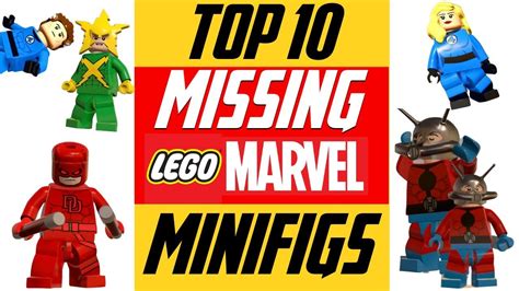 TOP 10 MISSING LEGO MARVEL MINIFIGURES - YouTube