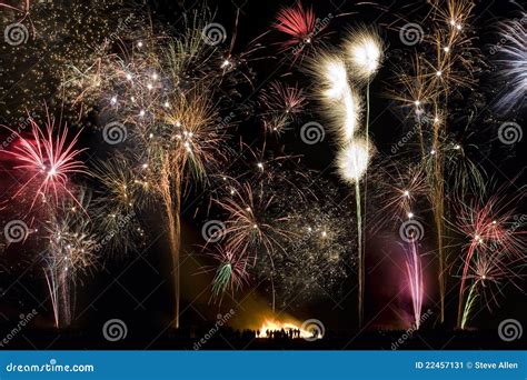 Fireworks - 5th November - Guy Fawkes Night Stock Image - Image of ...