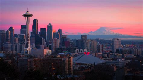 Seattle Skyline Wallpaper HD
