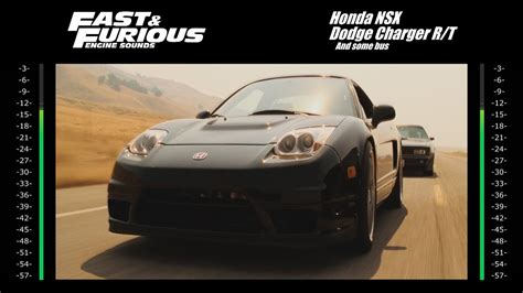 Fast and Furious Engine Sounds - Honda NSX & Dodge Charger R/T - YouTube