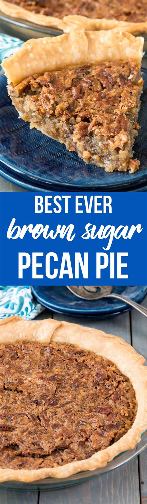 Brown Sugar Pecan Pie (without corn syrup) - Crazy for Crust | Recipe | Pecan pie recipe, Brown ...