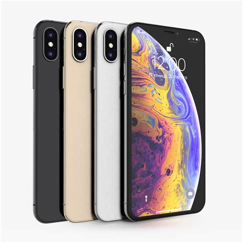 Apple iphone xs colors 3D model - TurboSquid 1381817