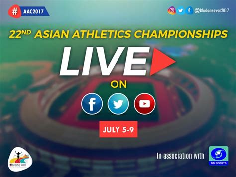 Did you know DD Sports channel is streaming Live Asian Athletics ...