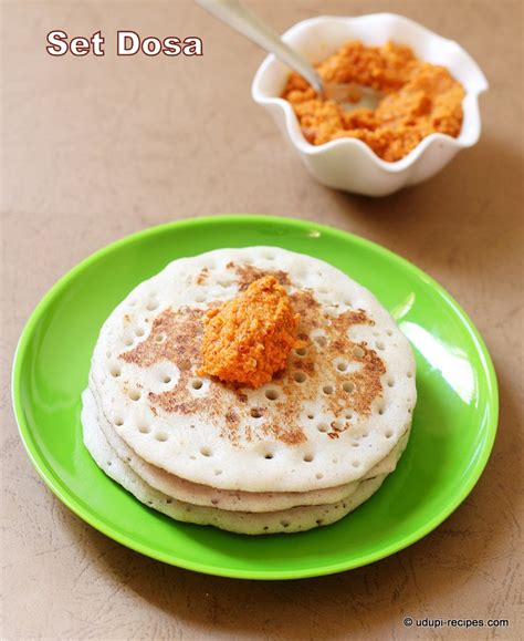 Set Dosa Recipe from Udupi - Udupi Recipes