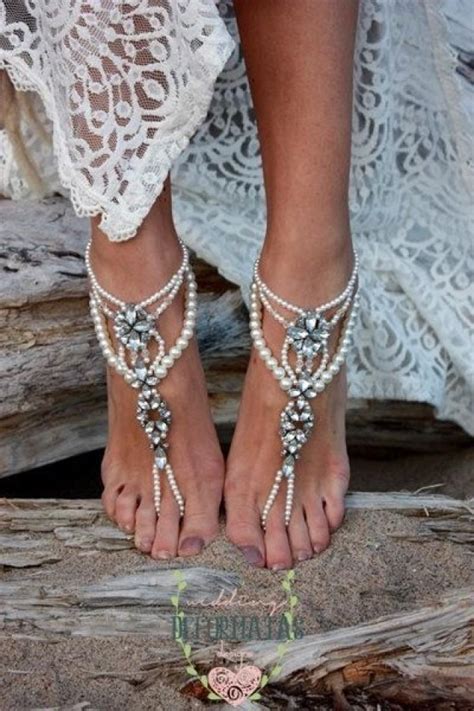 Food & Favor - Barefoot Beach Wedding Sandals... #2573400 - Weddbook