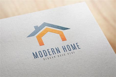 Modern Home Logo (95681) | Logos | Design Bundles