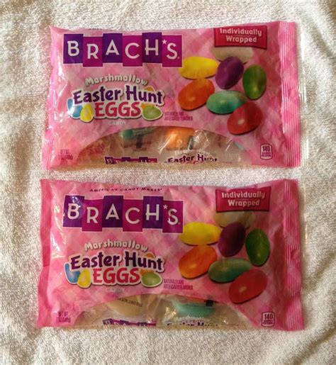 Brachs Marshmallow Easter Hunt Eggs Candy Individually Wrapped Two 7 Oz Bags | Easter hunt ...