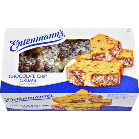 Entenmann's Chocolate Chip Crumb Loaf Cake (13.5 oz) - Instacart