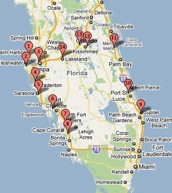 Spring Training Stadium Map Florida - Cyndie Consolata