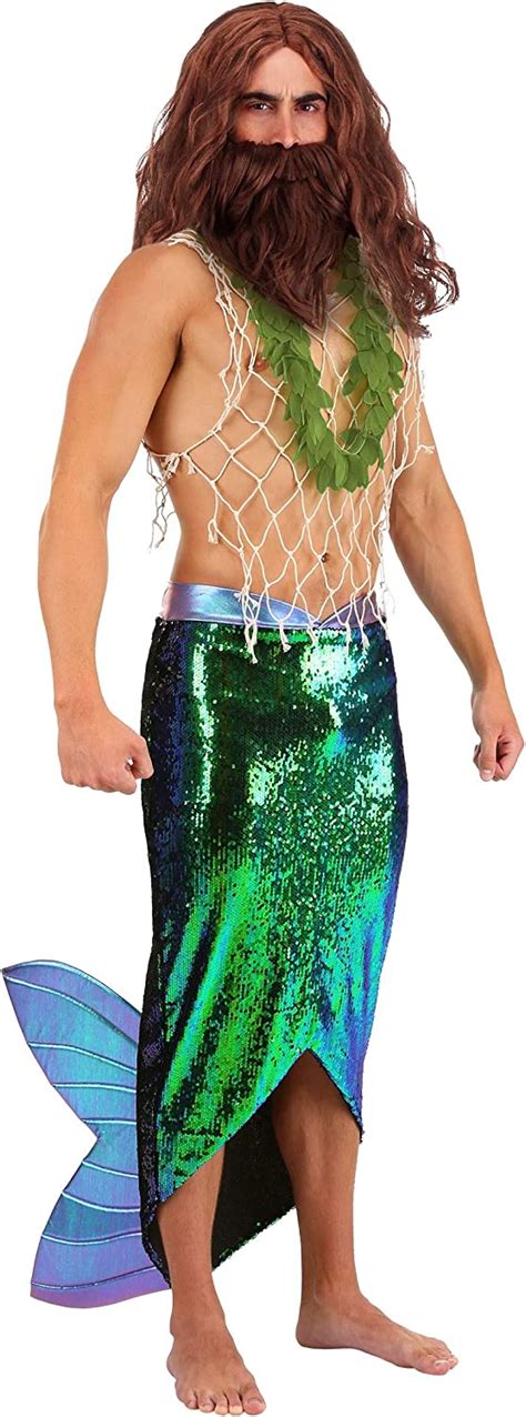 Amazon.com: Salty Merman Costume for Men Adult Mermen Costume : Clothing, Shoes & Jewelry