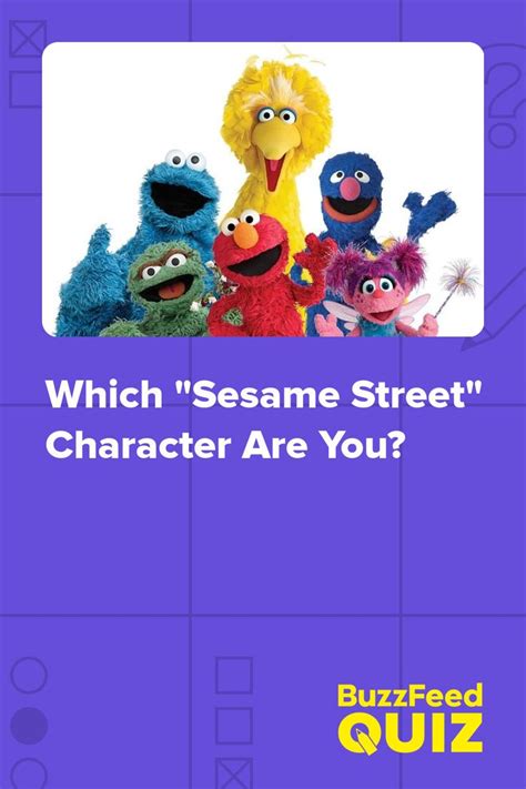 Which "Sesame Street" Character Are You? in 2023 | Sesame street characters, Sesame street ...