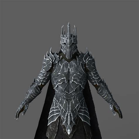 Lord Sauron Shadow of Mordor LOTR Full Body Wearable Armor 3D model 3D printable | CGTrader