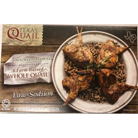 Meat Quail• Texas Quail Farms 4farm Raised Whole