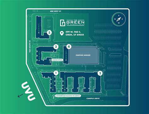 Property Map | UVU Housing | The Green on Campus Drive