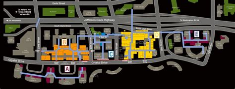 Crystal City Underground Mall Map - Washington Map State