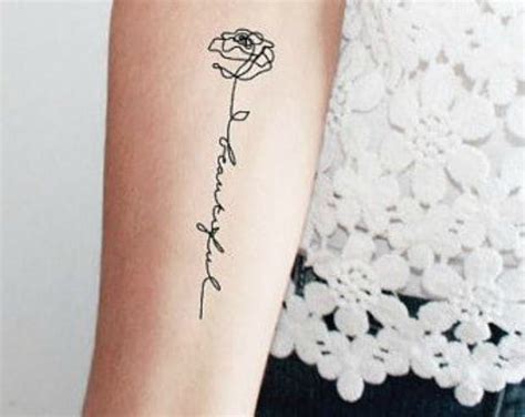 simple flower tattoos with words - Just As Much Fun Log-Book Diaporama