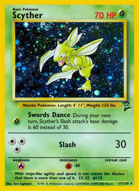 Scyther · Base Set 2 (B2) #17 ‹ PkmnCards