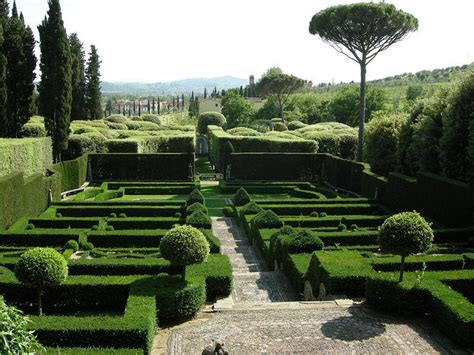 The gardens of Villa I Tatti, Florence, Italy. | Garden landscape ...