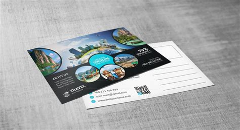 Creative Travel Postcard Design Template - Templates Engine | High ...