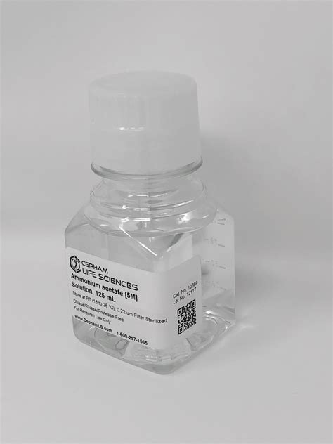 Ammonium Acetate [5M] Solution - Cepham Life Sciences Research Products