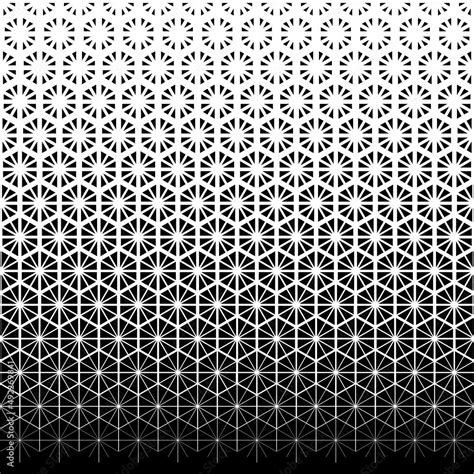 Geometric pattern. Halftone diamond background. Abstract geometric gradient. Black and white ...