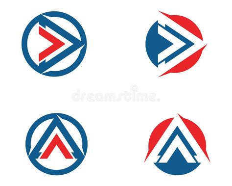 Triangle Business Logo and Symbols App Template Stock Vector ...