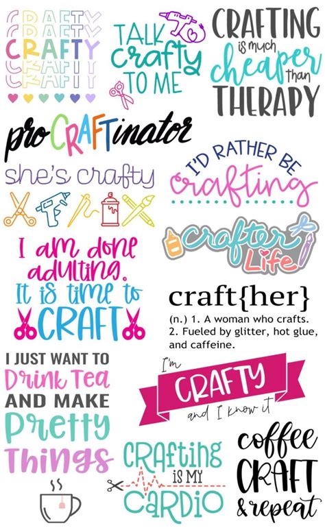 I'm Crafty and I Know It SVG - Crafting in the Rain