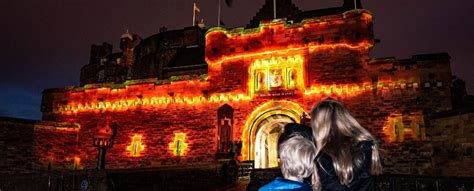 Edinburgh Castle transforms into 'Castle of Light' for festive season - UKinbound