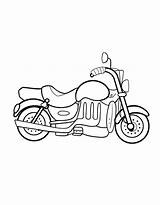 Motorcycle Coloring Pages Free Printable PDF sketch template