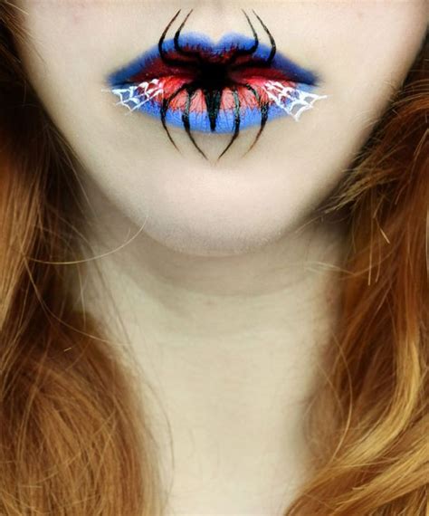 Kiss Like Halloween With These Lip Makeup Designs - Neatorama