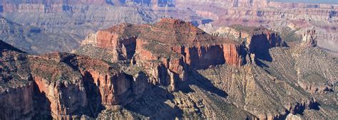 Viewpoints of the North Rim of the Grand Canyon, Arizona