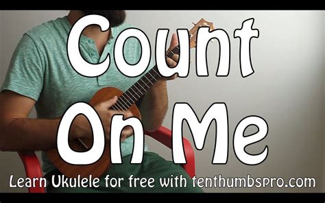 Count On Me - Bruno Mars - Easy Beginner Song Ukulele Tutorial ...