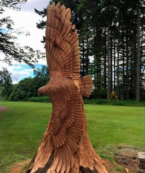 Untitled | Tree carving, Chainsaw wood carving, Wood carving art