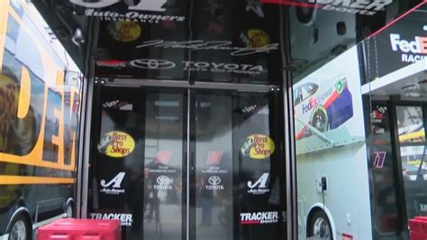 Take a look inside one of NASCAR's Haulers - YouTube