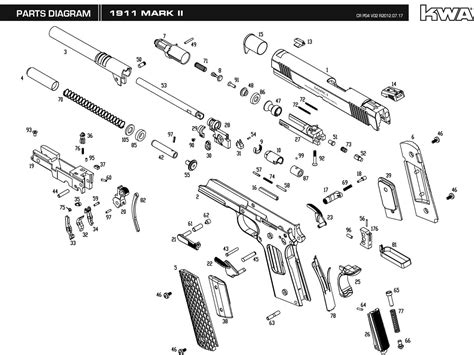 M1911 Mark II Parts Diagram - VIPAirsoft Tech Dept