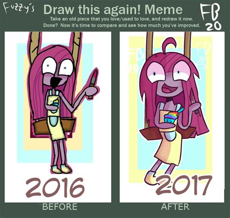 Draw this again! meme FuzzyButter20 - Illustrations ART street