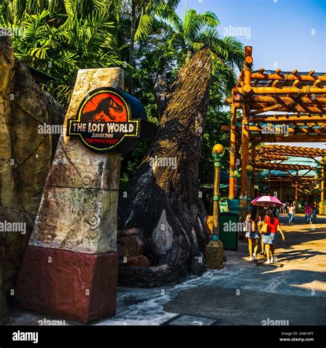 Singapore - Feb 26, 2021: Jurassic Park, The Lost World at Universal ...