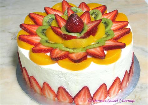 fruit cake decoration - „Google“ paieška | Bolo decorado com frutas ...